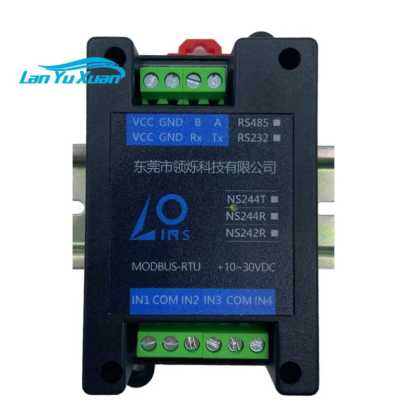 

S/R/N/T/K thermocouple to RS485/RS232 modbus protocol for temperature acquisition transmitter guide rail.