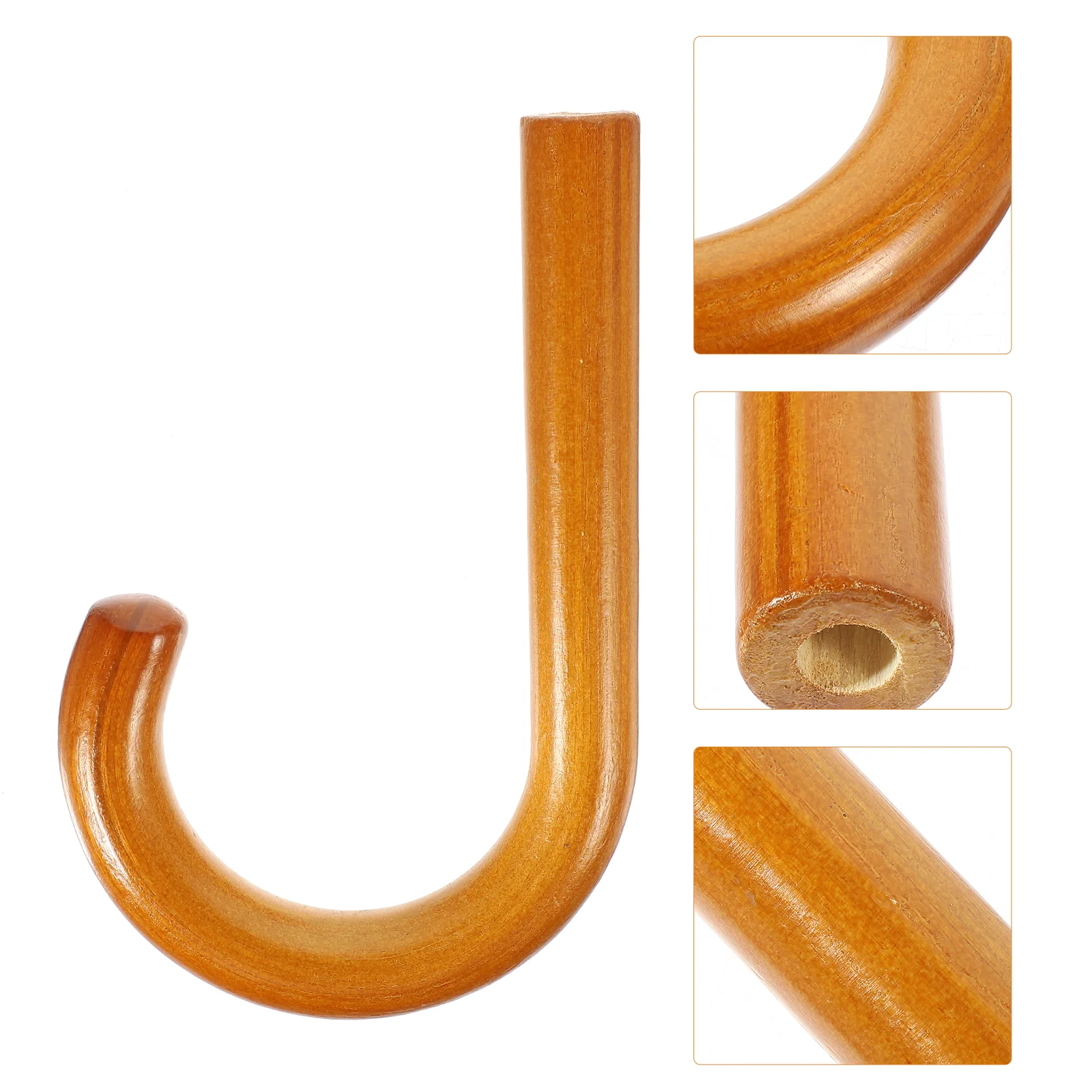 

Rain Umbrella Handle Wood Grip Replacement Compact Umbrellas Sturdy Accessory Accessories