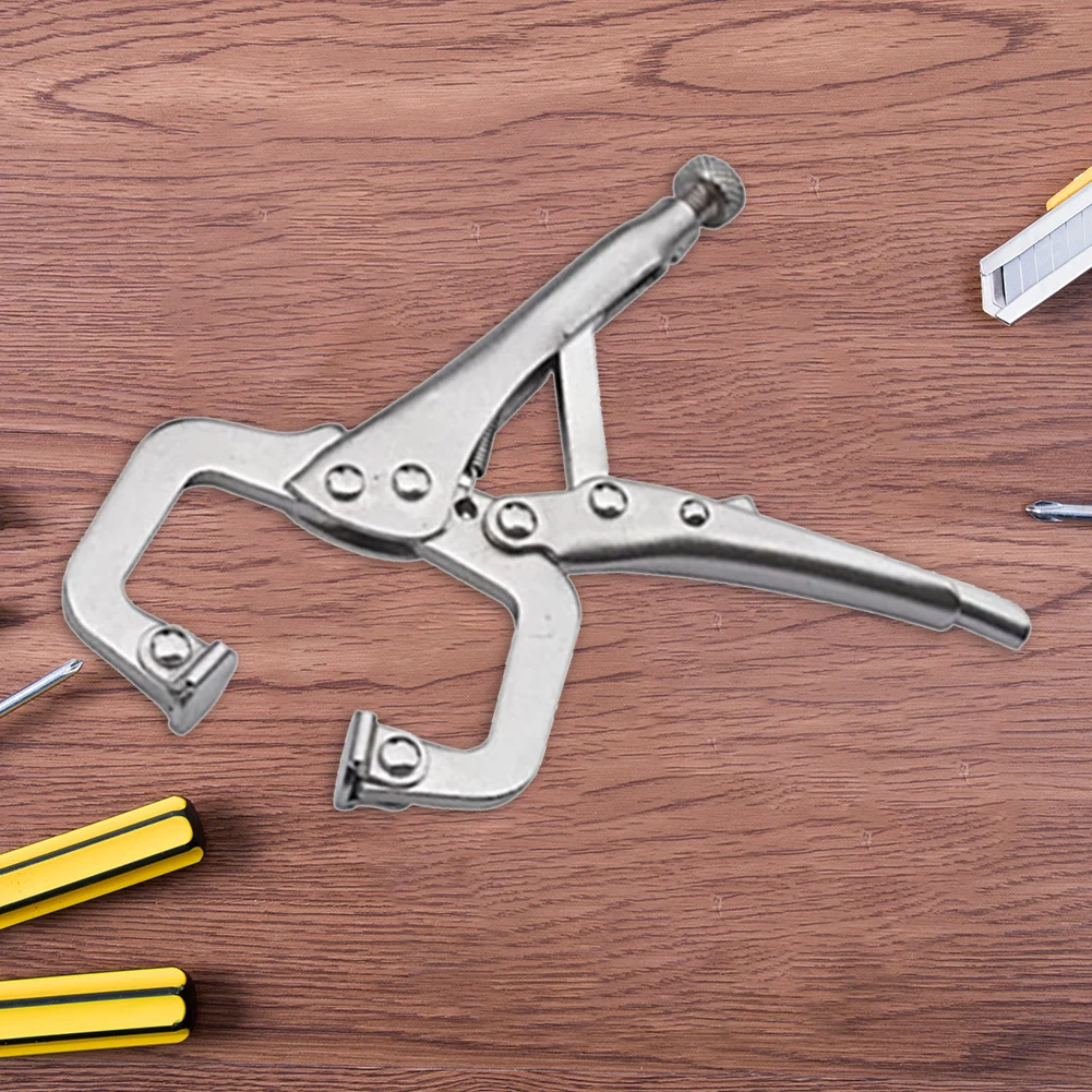 

Деревообрабатывающие сварочные фиксаторы C-образные зажимы многофункциональные плоские плоскогубцы фиксатор для столярных работ ручной и...