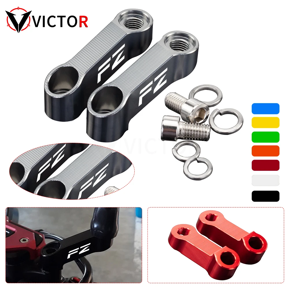 

Motorcycle Mirror Extend Riser Spacers Extension Adapter For YAMAHA FZ6 FZ1 FZ8 MT07 MT09 MT01 MT03 MT10 MT125 MT 07 MT 09 FZ 6