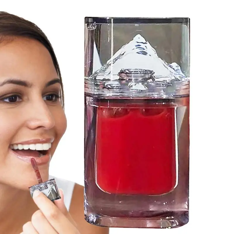 

Jelly Lip Glaze Transparent Glass Lip Oil Lightweight And Non-Stick Lip Enhancer For Women Lady And Girls Christmas Gifts