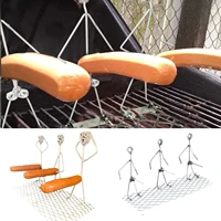 portable hot dog roaster rack bbq grilled sausage metal tool burner burner camping stove gas strong cookware supplies fire