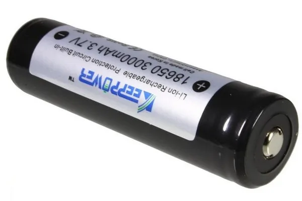 Аккумулятор защищенный 18650 (Samsung ICR18650-30B) 3000мАч KeepPower 3 7В Li-Ion | Электроника