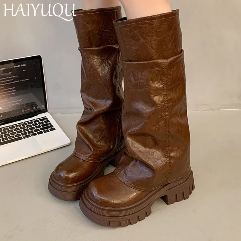 Женские кожаные туфли на высоком каблуке дизайнерские модные повседневные