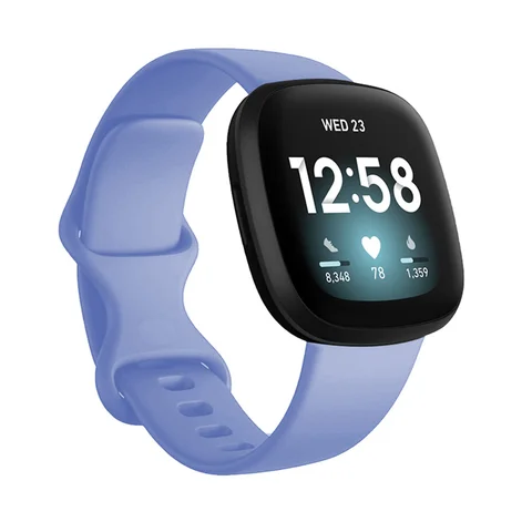 Ремешок для наручных часов Fitbit Versa 4, цветной мягкий браслет для Fit bit Sense2 Versa 3, аксессуары для часов