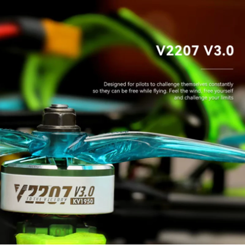 T-Motor Velox V2207/V2306 V3 1750KV 1950KV 2050KV 6S/2550KV 4S Бесщеточный двигатель для FPV Freestyle Drones DIY