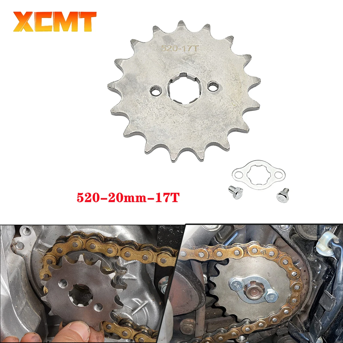 Передняя Звездочка двигателя 520 # Chain 20 мм 10T - 21T для Loncin Zongshen Lifan Shineray 150 200 250cc ATV
