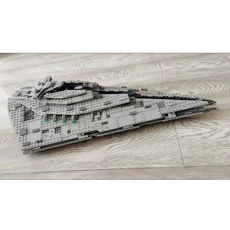 

Конструктор строительный из строительных блоков moc с фигурками, совместимыми с 75190 звездами, 1400 шт.