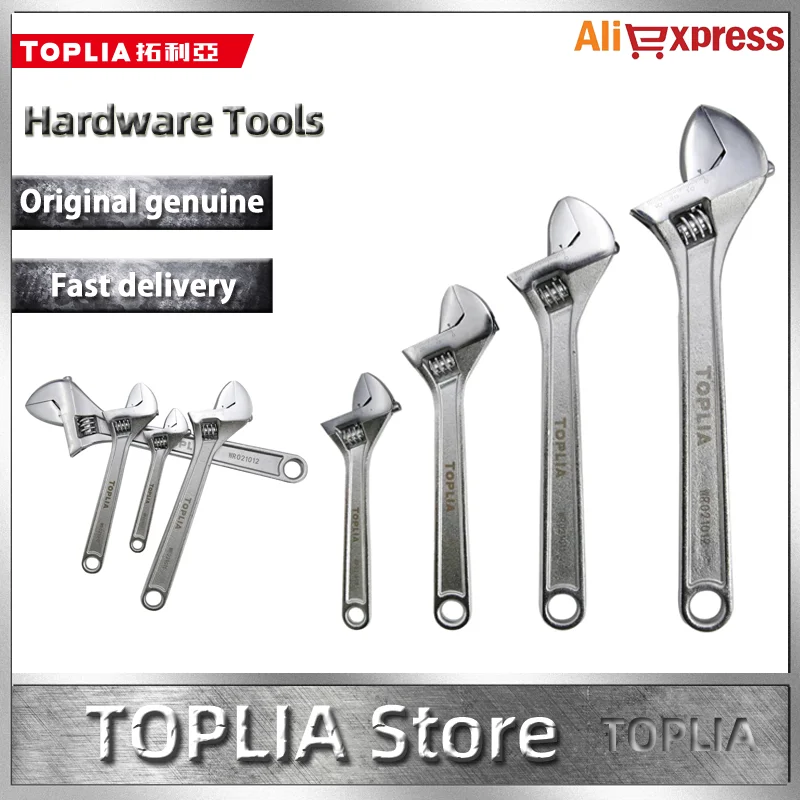 TOPLIA регулируемый гаечный ключ из хромованадиевой стали лазерный индикатор