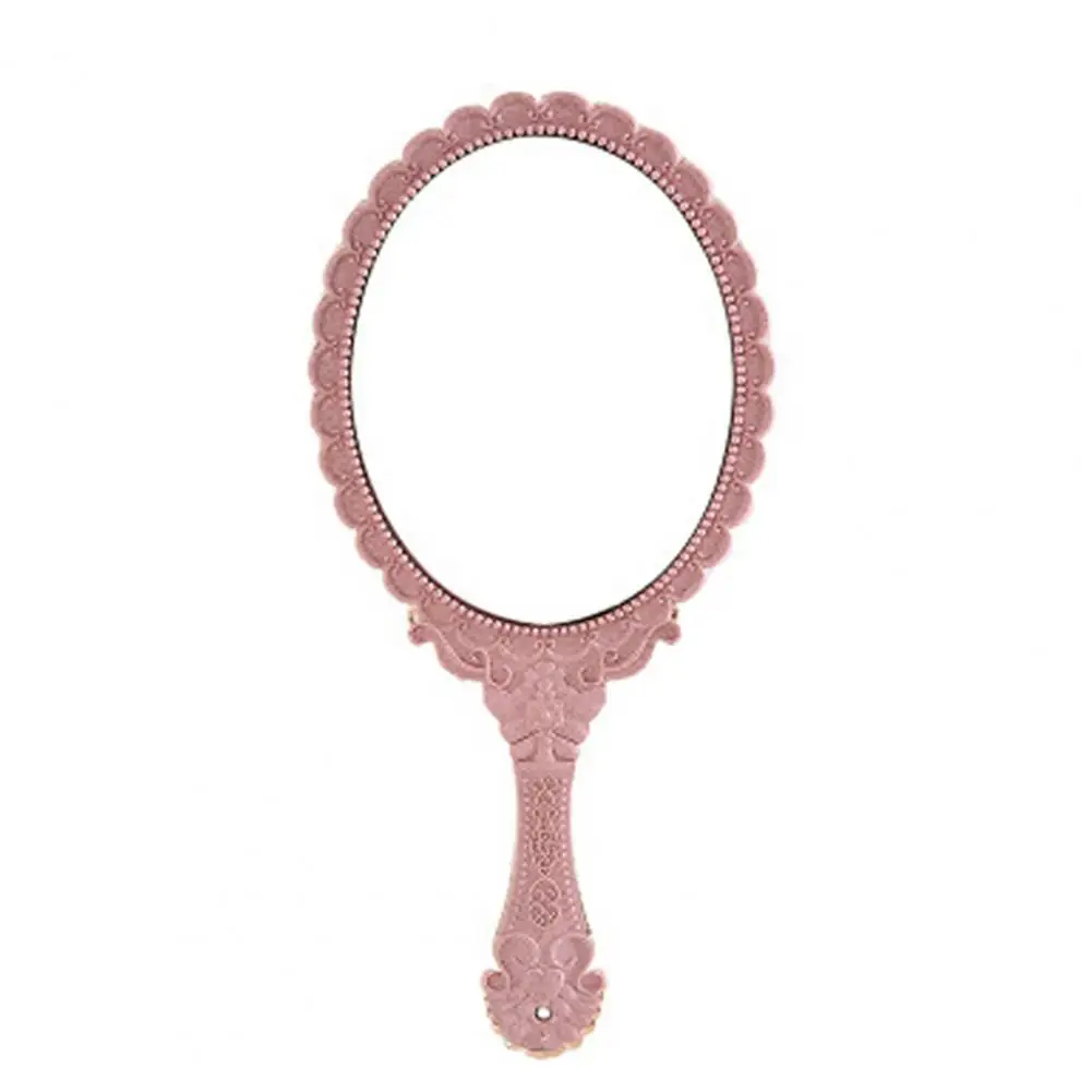 

Makeup Mirror Cosmetic Compact Mirror Wholesale Vintage Hand Held Carved 3 Colors Handle SPA Salon Makeup Mirrors