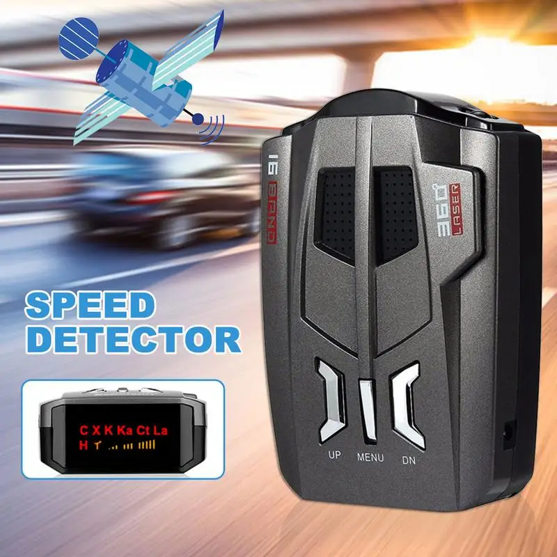 

Automotive Radar Laser and GPS Speed Camera Red Light Camera Detector Mobile Laser Detection Vehicles Voice Alert Warning for Ca