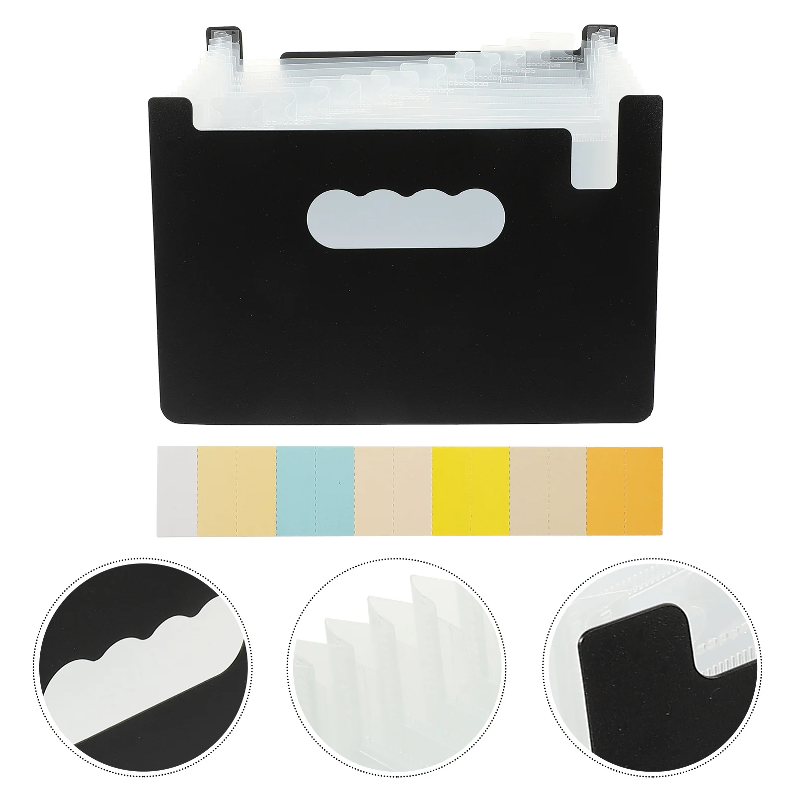 

Dividing Line Convenient Receipt Holder Multi-function Coupon Office Supply Organizer