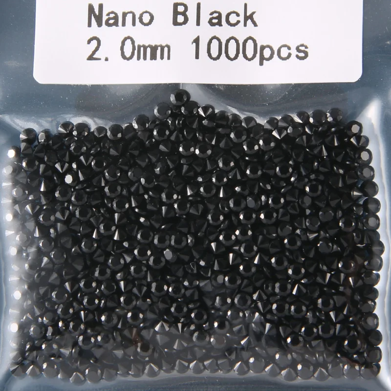 500 шт./упаковка круглые синтетические камни 0 9-3 мм 5 А