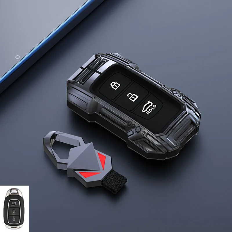 

3/4/5 кнопки, цинковый сплав, автомобильный брелок, Обложка, брелок для Hyundai I30 Ix35 KONA Encino Solaris Azera greatig Accent Santa Fe