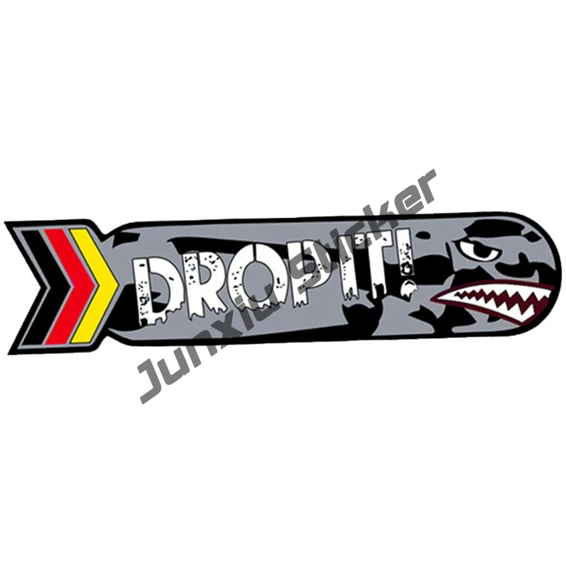 Виниловые наклейки на машину мотоциклетная наклейка бомба летающий тигр акула