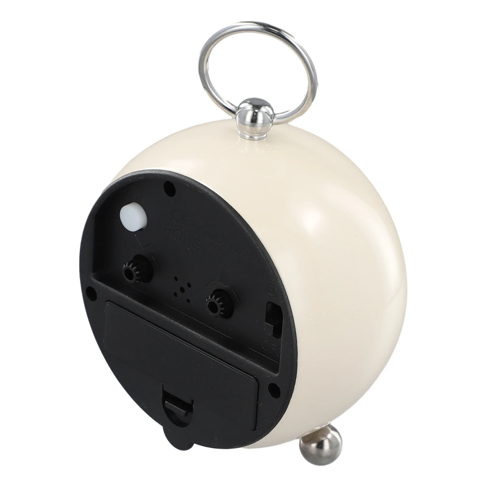 Бесшумный не тикающий ретро винтажный будильник настольные маленькие часы с