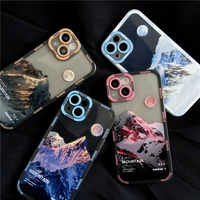 s22 ultra case for samsung a52s 5g case s21 ultra s20 fe funda samsung a52 a53 a12 a32 a71 a72 a33 a73 a30s cover snow mountain