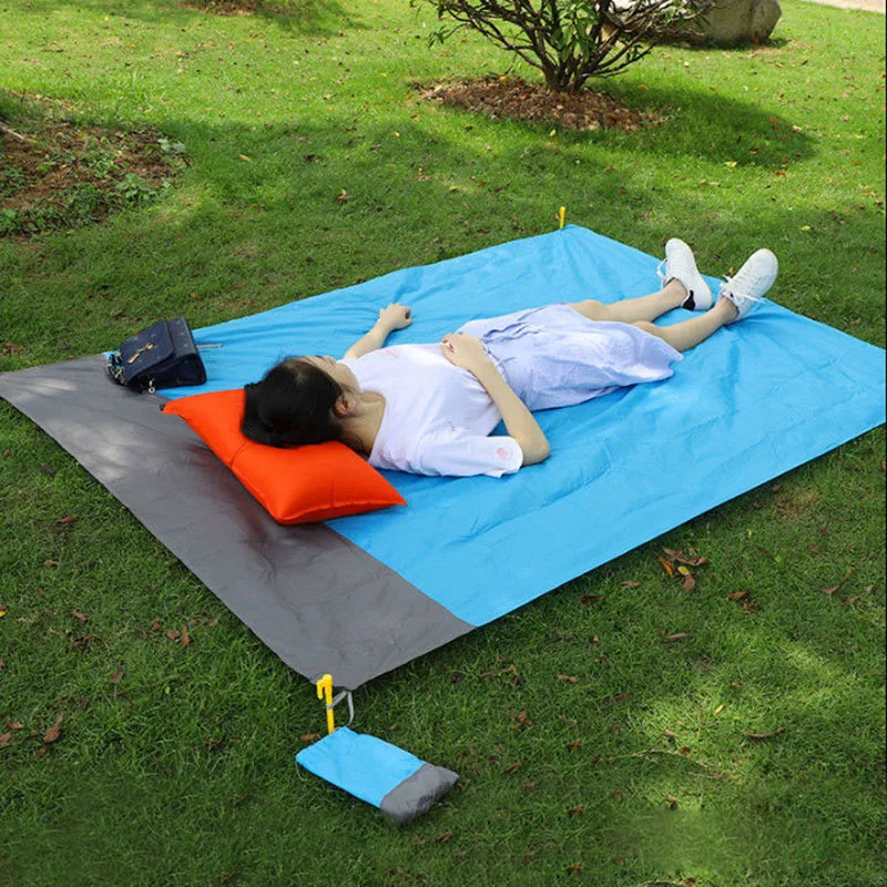 200x21 0 см водонепроницаемый Пляжный коврик складной карманный плед для кемпинга