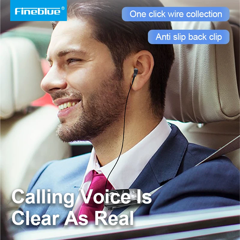 Фото Обновление F960 pro Fineblue Type C Беспроводная Bluetooth-гарнитура Выдвижные наушники с ушками в телефоне громкой связи Lotus №2