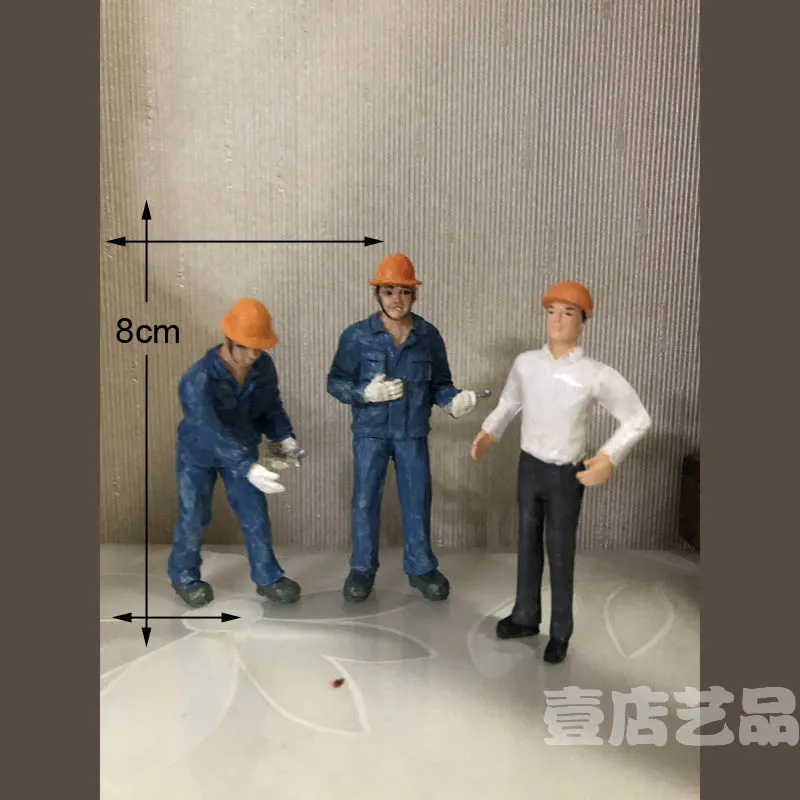 

Полимерная фигурка, психический песок, настольная игра, шкатулка для строительной терапии, строительный работник