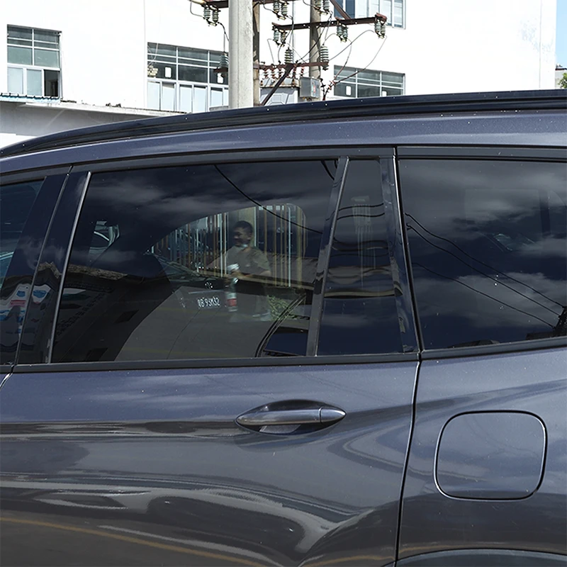 Глянцевая черная Зеркальная Наклейка на дверь и окно для Honda Pilot 2015-2022