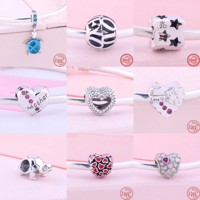 

2021 NewTeapot Pet Starfish Summer Dolphin Fish 925 Silver Beads Fit Pandora Charm Bracelet For Women DIY Fashion Jewelry Making