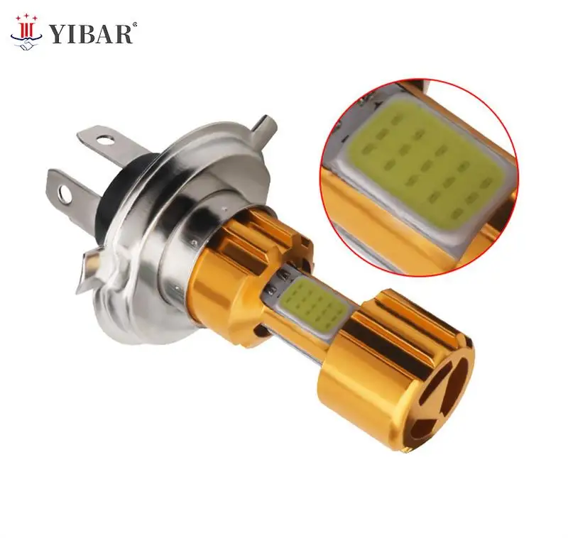 

Motorcycle Headlight LED Bulbs H6 H4 BA20D T9 Hi Lo Beam Motorbike Front Light