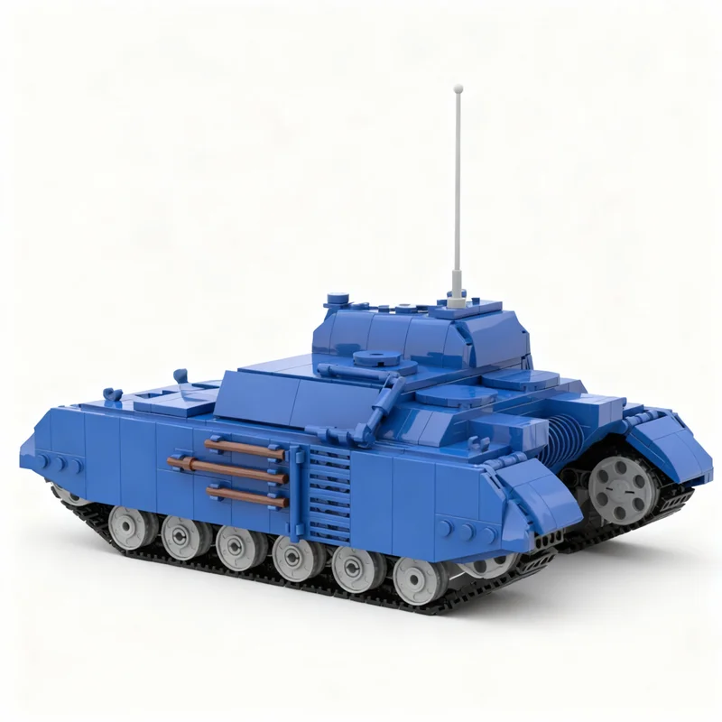 Фото 862 детали MOC Icons Moon Tank Tintin Explorers: Конструктор-модель, идея для рождественского подарка, развивающая игрушка для детей №4