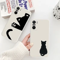 soft phone case for xiaomi redmi note 9 pro max 9t 9s 7 8 pro cover funda for redmi 9t 9a 9c 8a 7 6a 6 cute cat silhouette case