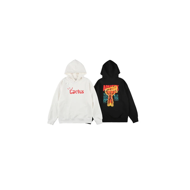 

New Arrive Cactus Jack Hooded Sweatshirt Men and Women Oversize Stranger Things Travis Scott Loose Hoody Streetwear Hoodies