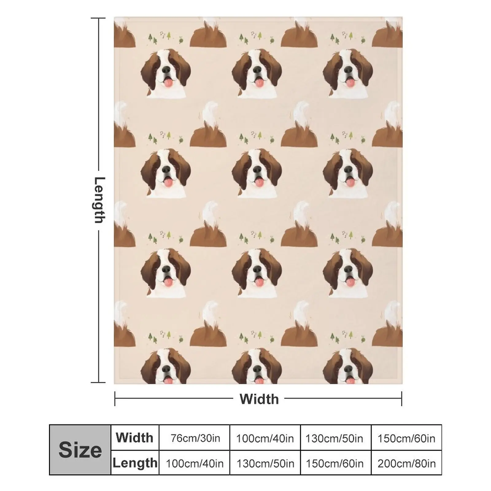 Одеяло с иллюстрацией собаки Сенберна Бернард плед пушистые детские одеяла