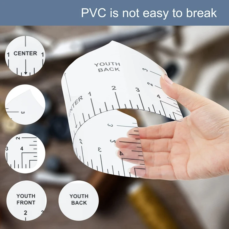 18 шт. сублимационные аксессуары линейка для футболок инструмент выравнивания