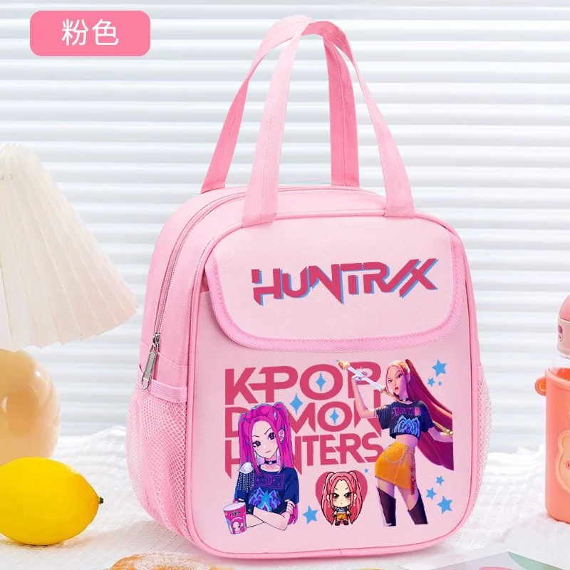 Фото Утолщенная термосумка из алюминиевой фольги KPOP Witch Hunters для обедов, изолированная сумка-тоут для бенто для студентов и работы №4