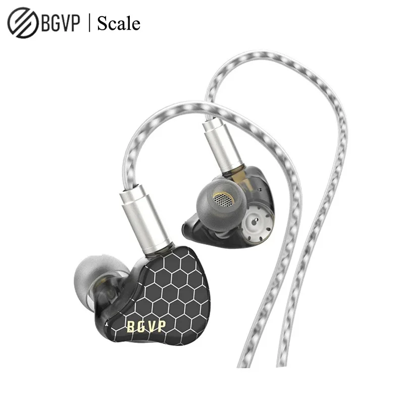 

BGVP Scale 2DD In Ear Monitor Earphone 6D Sound Effects Gaming Headset HiFi Wired Headphones Bass Stereo Earpiece Music Earbuds