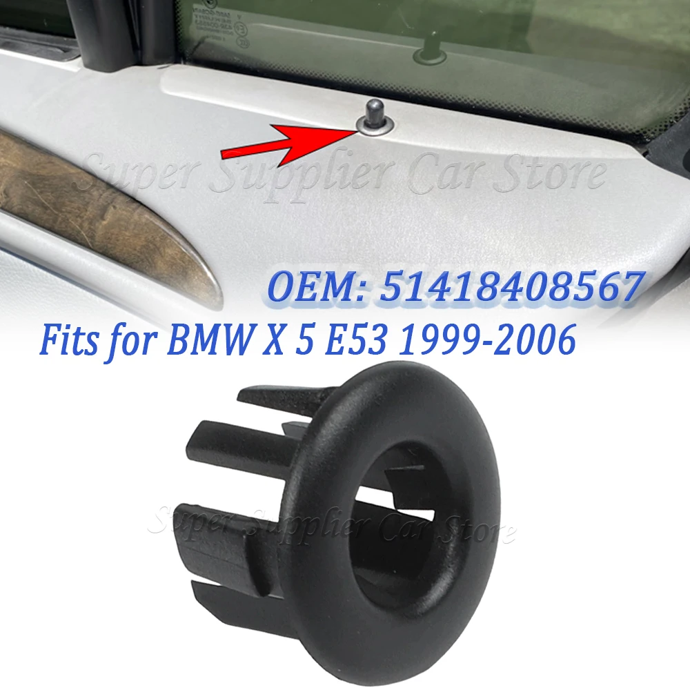 

Для BMW X5 E53 1999-2006: Новая заглушка/втулка тяги замка двери/окна автомобиля, 1 шт., артикул 51418408567