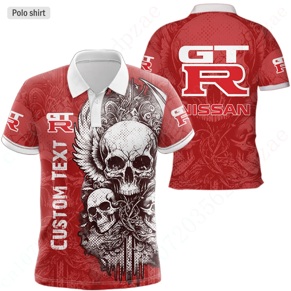 

Повседневные рубашки-поло и блузки Nissan, футболка аниме для мужчин, Быстросохнущий топ с коротким рукавом, одежда унисекс, одежда Харадзюку, одежда для гольфа