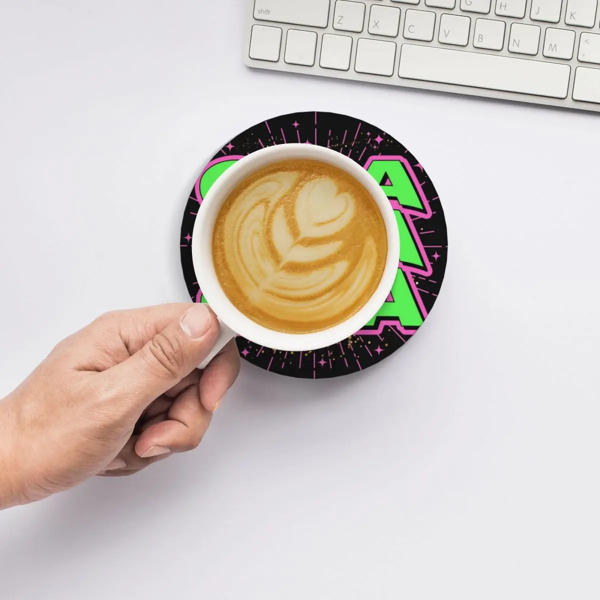 Eurovision 2023 Finland - K? rij? Красивые керамические подставки Cha (набор из 4)