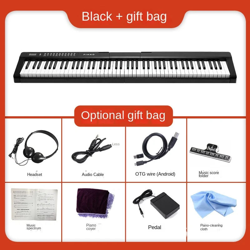 

Midi Controller 88-key Imitation Hammer Smart Key Electronic Organ Portable Piano Home Teclado Midi Musical Instruments AA50EO