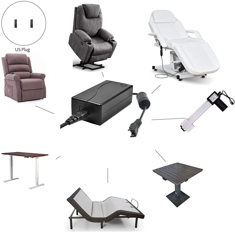 Лидер продаж импульсный трансформатор питания 29 в 2 А адаптер для кресла