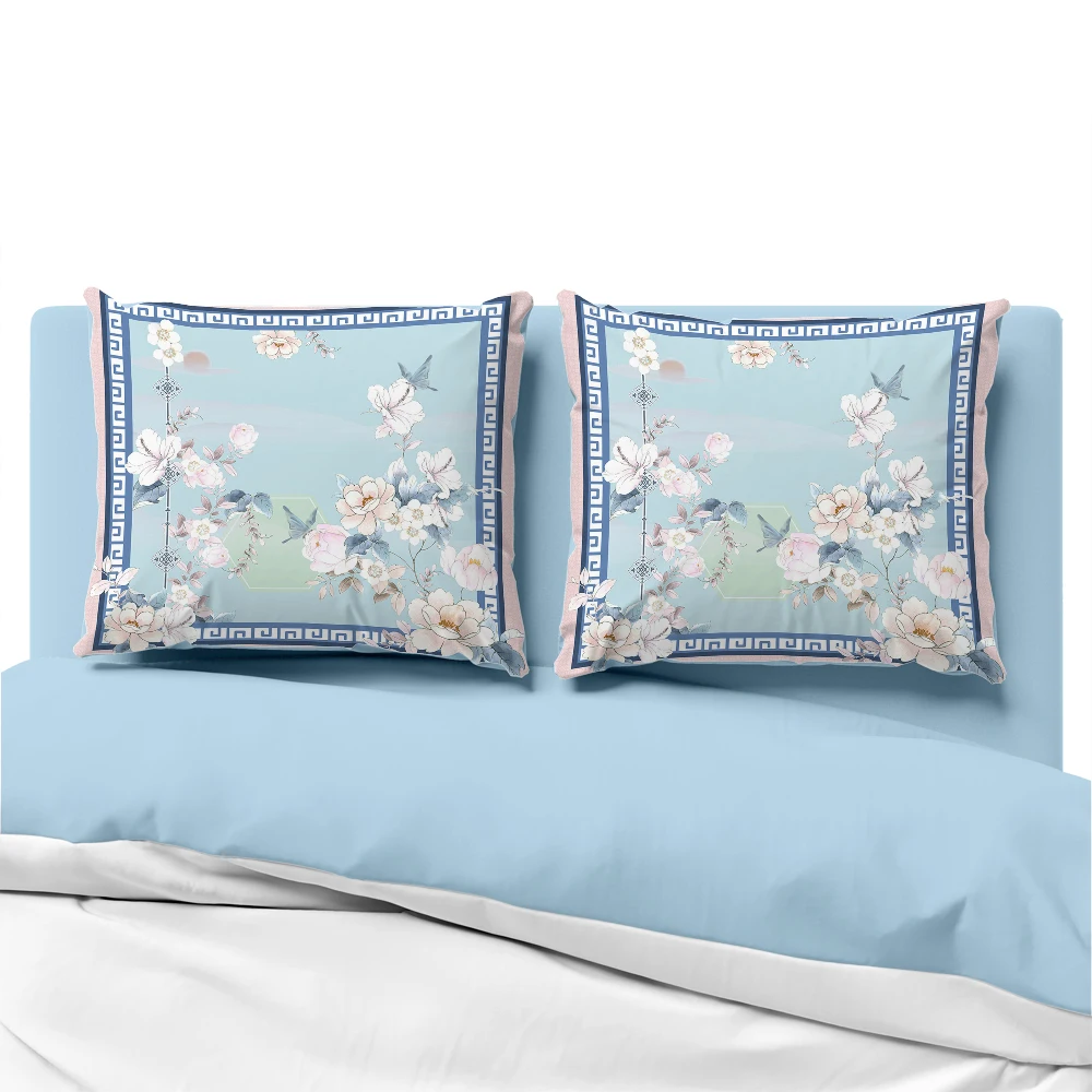 

Luxury Pillow cover for sofa Decorative pillow case Bedding Pillowcase Pillowcovers 50x70 50x75 Customized oil flower butterfly