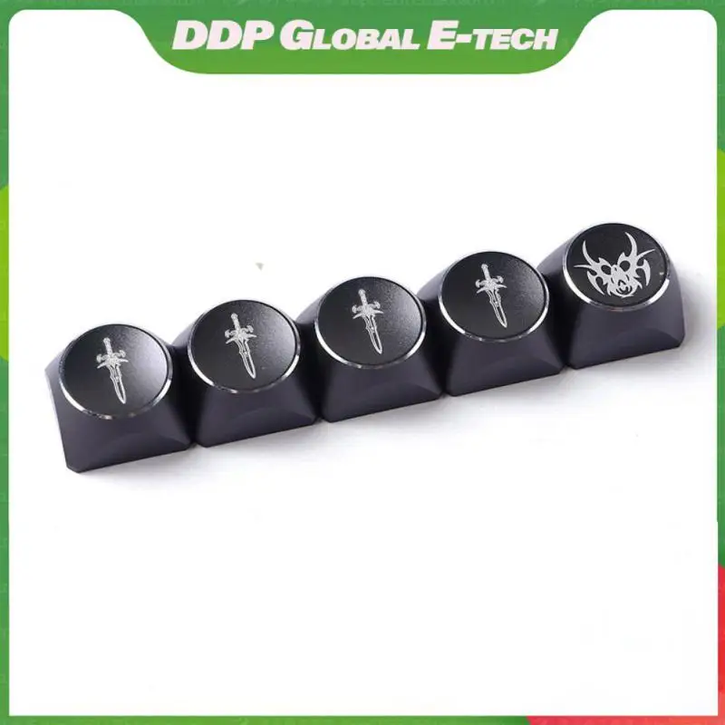 

Computer Accessories Personalized Keycap Eat Chicken Game Keycaps Set Electronic Sports Key Cap Aluminum Alloy Keyboard Hardware