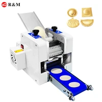 mini maquina automatic para procesadora de stainless steel empanada maker 110v 220v dumpling skin press wrapper making machine