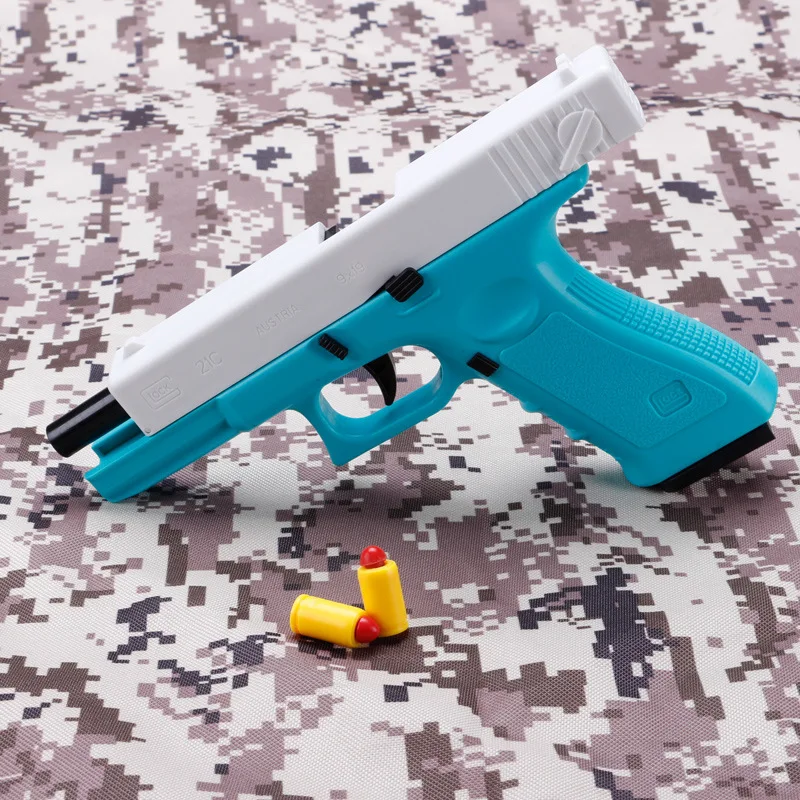 

Игрушечные пистолеты, пистолет Glock, ручной пистолет, черный мягкий корпус пули, эжектор из вспененного материала для взрослых, детей, девоче...