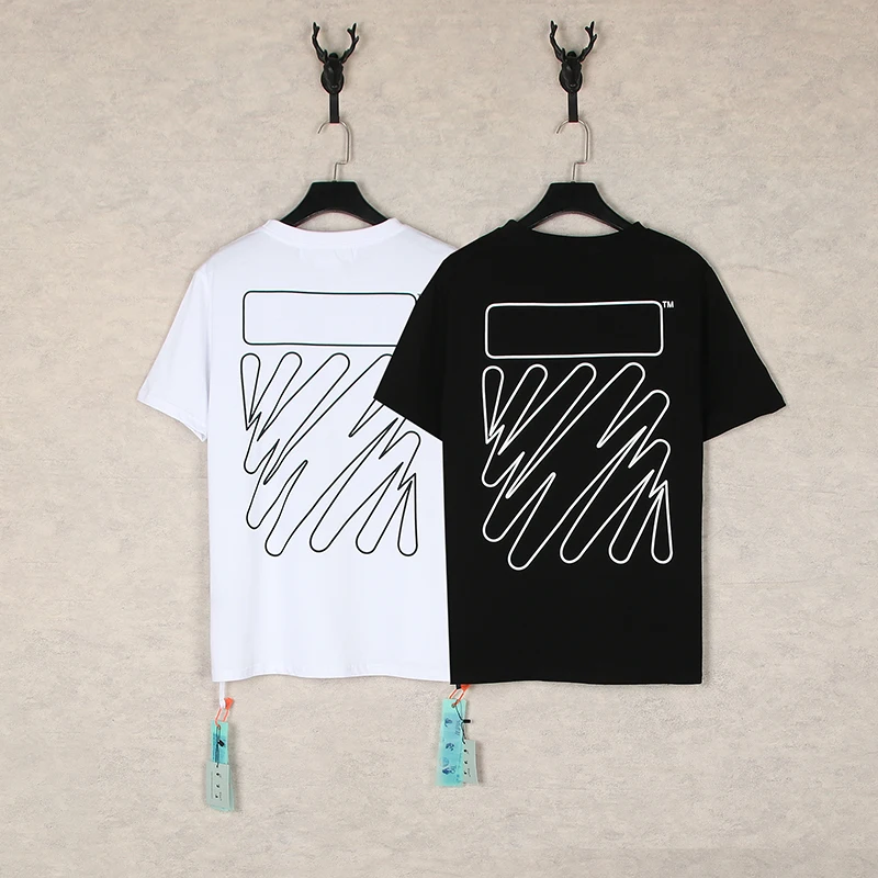 

2023 tide brand classic sports summer men's and women's fashion casual oversized loose short-sleeved T-shirt fashion T-shirt off