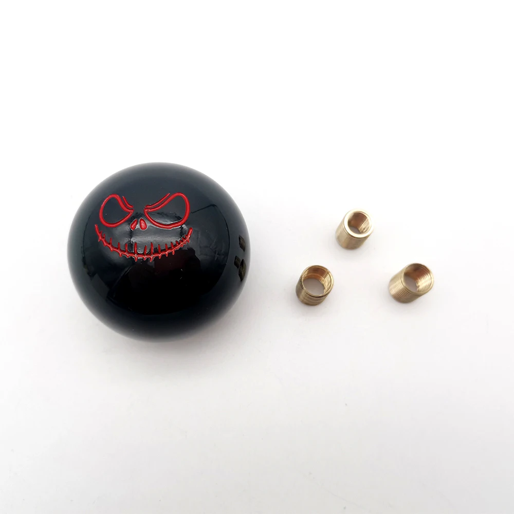 

Универсальная ручка переключения передач JDM с изображением Призрака и улыбки, универсальная ручная автомобильная ручка переключения передач, Рычажная головка, автомобильные аксессуары