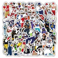 103050pcs new nfl players graffiti stickers suitcase notebook skateboard water cup waterproof stickers wholesale