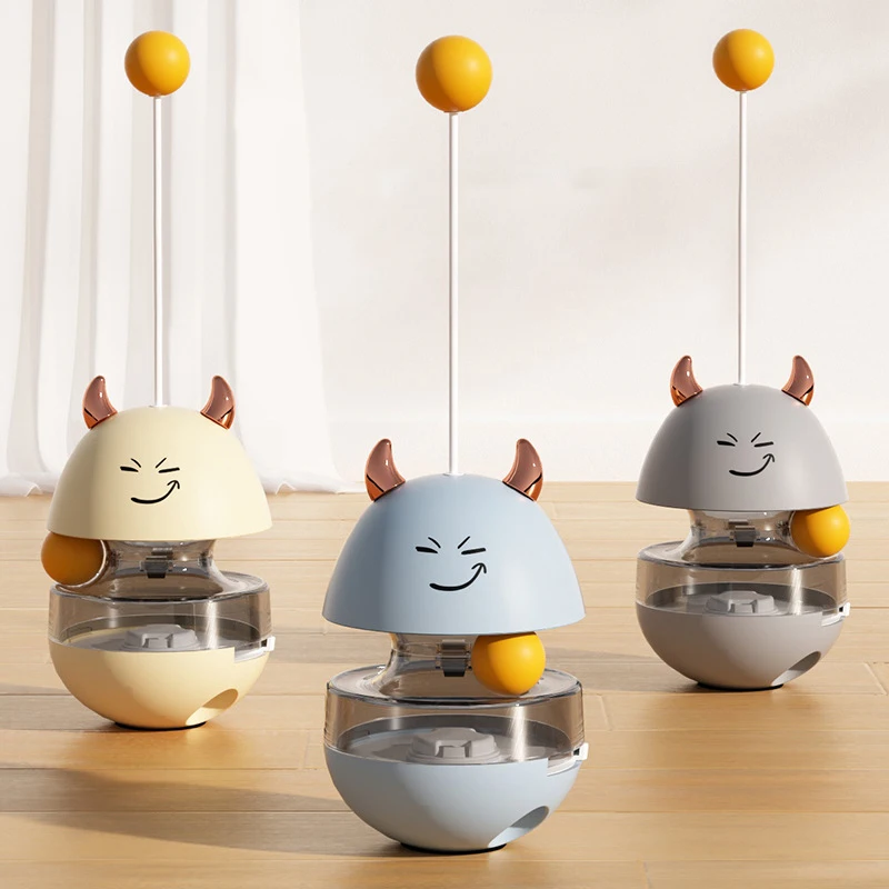 MADDEN раскачивающаяся игрушка для кошек и котят Интерактивная утечка еды кошки в