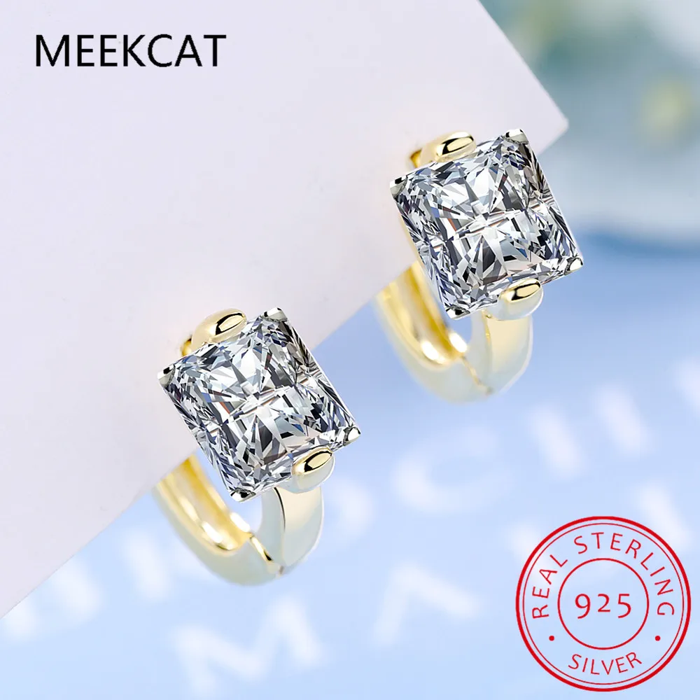 Серебро 925 пробы пройденный тест на бриллианты всего 2 карата цвет D сверкающий