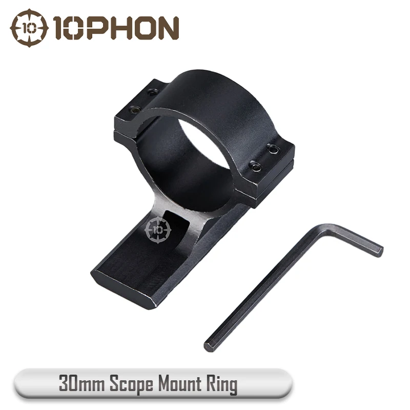 

10PHON Install 25.4mm 30mm One Inch Riflescope Tactial Aluminum Scope Ring Picatinny Rail Hunting Accessories