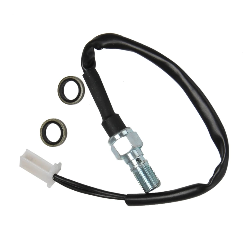 

Motorcycle Hydraulic Brake Light Pressure Switch Banjo Bolt M10 Pitch for Honda Kawasaki Yamaha Nissan Atvs M10 1MM